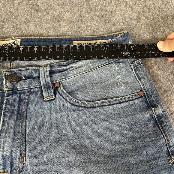 Moonshine Spirit Mens Jeans 34X30 Brad Paisley 120 Proof Slim Straight Flaw - Picture 5 of 12